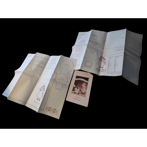 Wimpole Street Creations Pattern Sweet Dreams Victorian Nightgown For 15/18 Doll - Picture 2 of 4